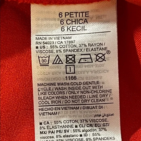 OLD NAVY High-Waisted Pixie Skinny Pants Orange Size 6 Petite With Pockets NEW - Picture 10 of 15